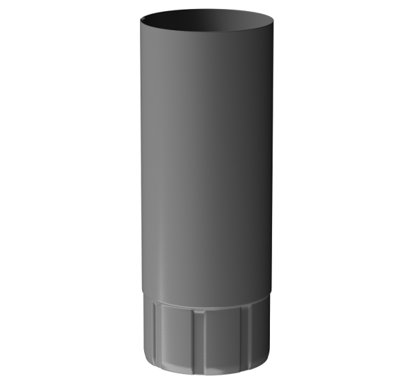 Труба водосточная 3 м D90 Döcke STAL PREMIUM Графит, (RAL 7024) купить в Ирбите