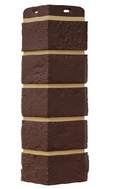 Угол Grand Line состаренный кирпич Элит каштан, ШОВ песочный