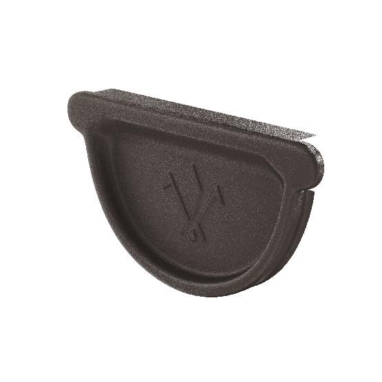 Водосток Aquasistem, Система 150/100 - Заглушка универсальная с резиновым уплотнителем RR 32 Тёмно-коричневый matt купить в Ирбите