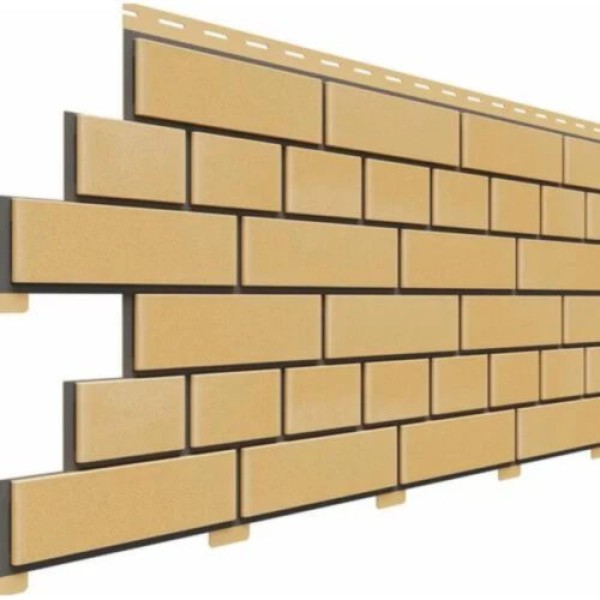 Фасадная панель Доломит Кирпич, Желтый купить в Ирбите