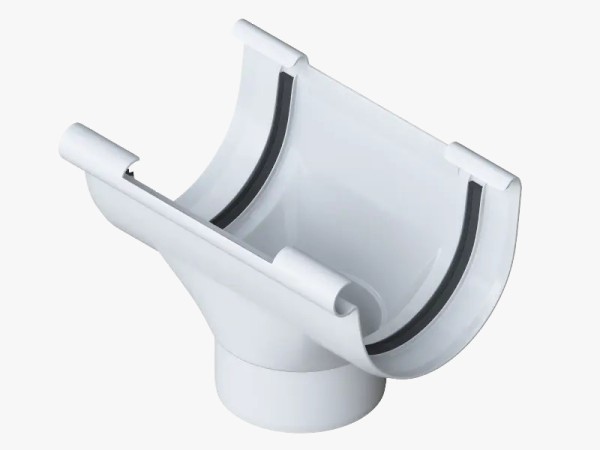 Водосток Альта-Профиль ПВХ – Воронка водосточная (белый) купить в Ирбите
