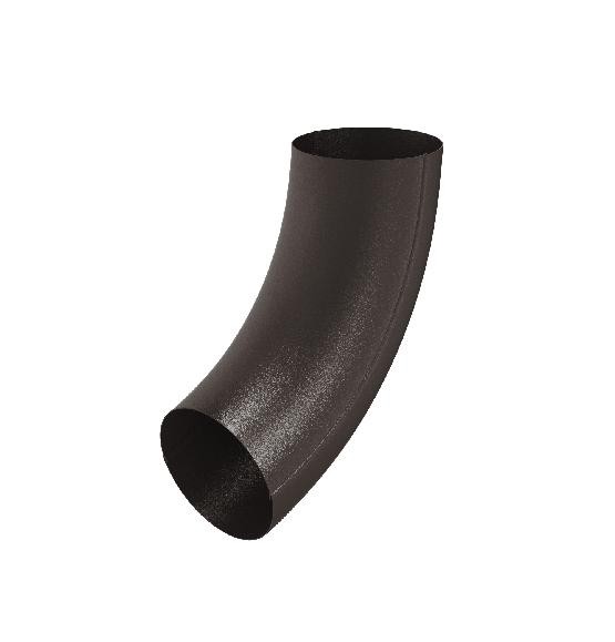 Водосток Aquasistem, Система 150/100 - Колено трубы RR 32 Тёмно-коричневый matt купить в Ирбите