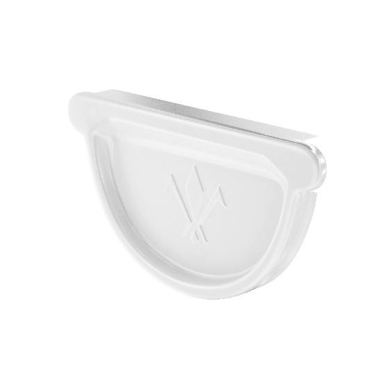 Водосток Aquasistem, система 150x100 - Заглушка универсальная с резиновым уплотнителем RR 20 Мраморно-белый купить в Ирбите