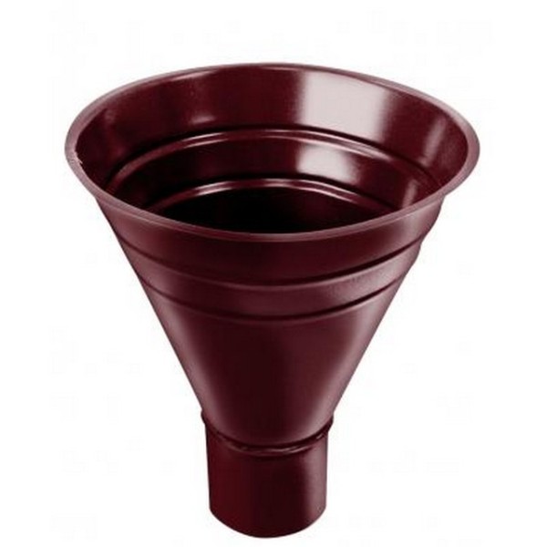 Водосток Grand Line 125x90 – Воронка водосборная RAL 3005 купить в Ирбите