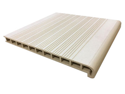 Ступени из ДПК Faynag Слоновая кость