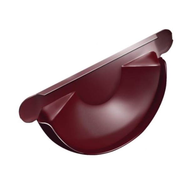 Водосток Grand Line 125x90 – Заглушка желоба RAL 3005 купить в Ирбите