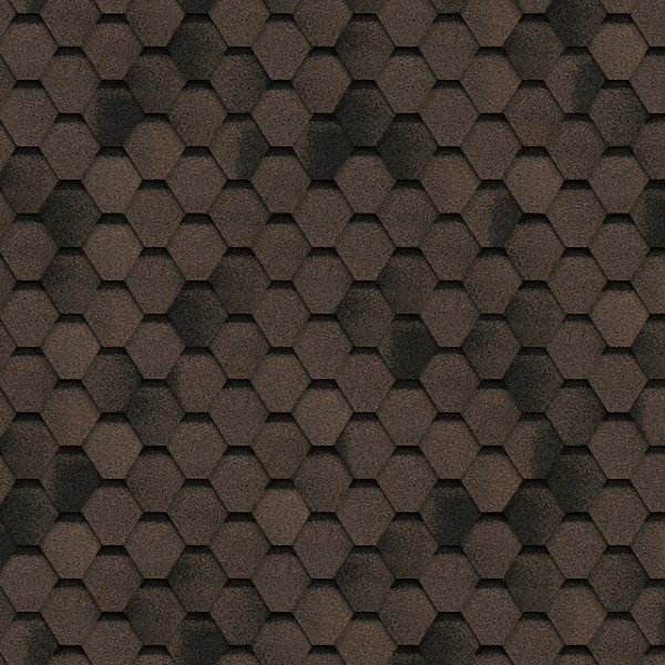 Гибкая черепица Shinglas, серия Финская,коллекция Соната – Коричневый купить в Ирбите