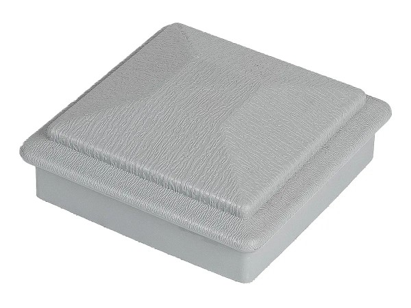 Крышка верхняя фигурная ПВХ для столба Deckart 100х100 Серый купить в Ирбите