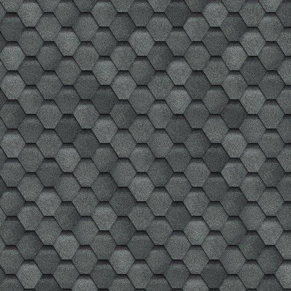 Гибкая черепица Shinglas, серия Финская,коллекция Соната – Серый купить в Ирбите