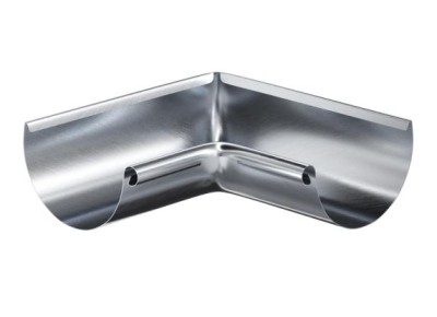 Водосток Aquasistem, Система 150/100 - Угол желоба внутренний оцинковка 90°