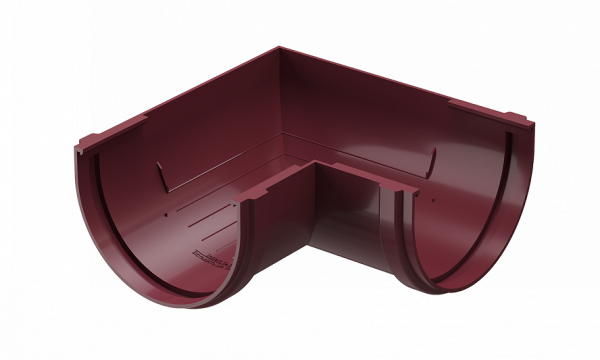 Угловой элемент 90˚ПВХ Docke STANDART красный купить в Ирбите