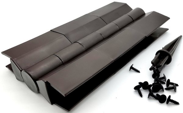 Угловой элемент поворотный, пластиковый от 60° до 300° для доски 225х30 мм из ДПК Чёрный Holzhof купить в Ирбите