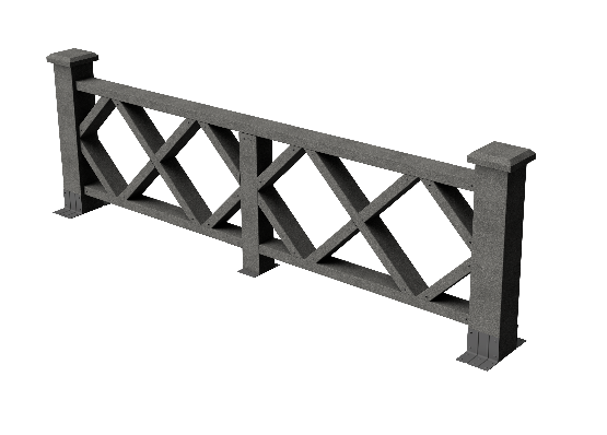 Ограждения декоративное ДПК GRINDERDECO Миллениум серый базальт купить в Ирбите