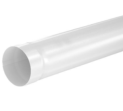 Водосток Aquasistem, система 150x100 - Труба водосточная 3.00м RR 20 Мраморно-белый купить в Ирбите