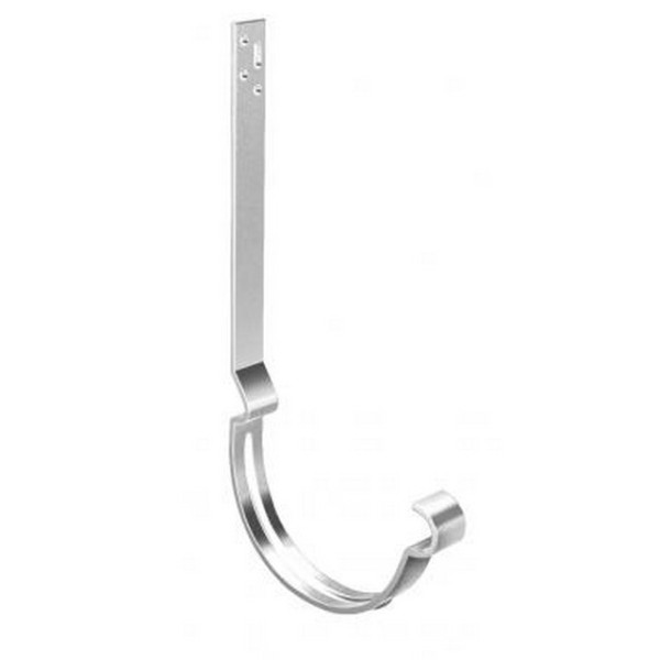 Водосток Grand Line 150x100 – Кронштейн длинный полоса RAL 9003 купить в Ирбите