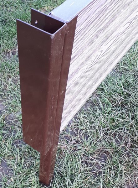 Угловой элемент металл, 90° для доски 300х30 мм Holzhof купить в Ирбите