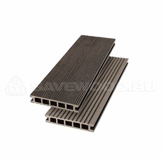 Террасная доска из ДПК SW Ornus радиальный распил темно-коричневый купить в Ирбите