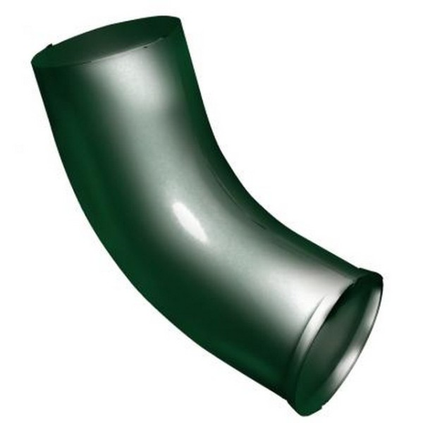 Водосток Grand Line 125x90 – Колено сливное RAL 6005 купить в Ирбите