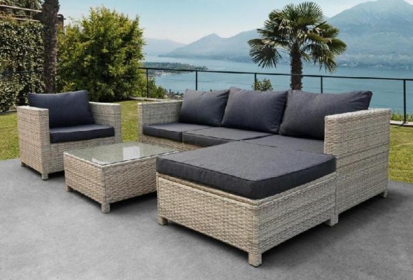 Комплект мебели AFINA плетеной из иск. ротанга YR821G Grey/Grey купить в Ирбите