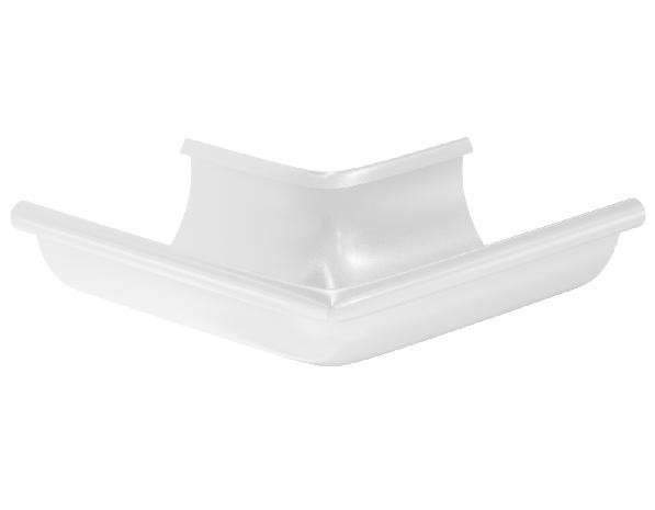 Водосток Aquasistem, система 150x100 - Угол желоба, наружный 90° RR 20 Мраморно-белый купить в Ирбите