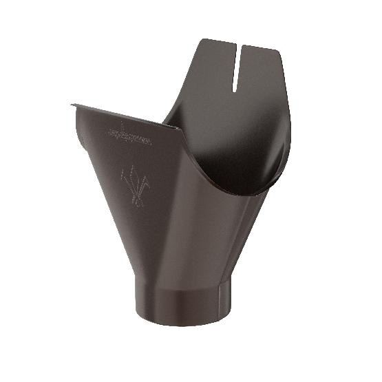 Водосток Aquasistem, система 125x90 - Воронка желоба RR 32 Тёмно Коричневый купить в Ирбите