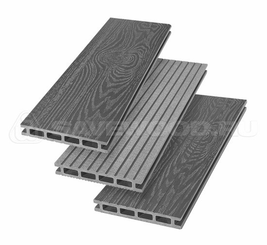 Террасная доска из ДПК SW Carpinus (T) — двухсторонняя графит купить в Ирбите