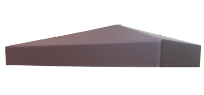 Крышка столба коричневая