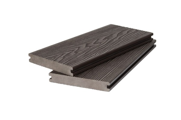 Доска террасная 3D фактура дерева POLIVAN GROUP двухсторонняя полнотелая SINGARAJA тёмно-коричневый купить в Ирбите