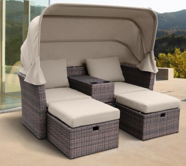 Комплект мебели AFINA плетеной из иск. ротанга AFM-330B Brown купить в Ирбите