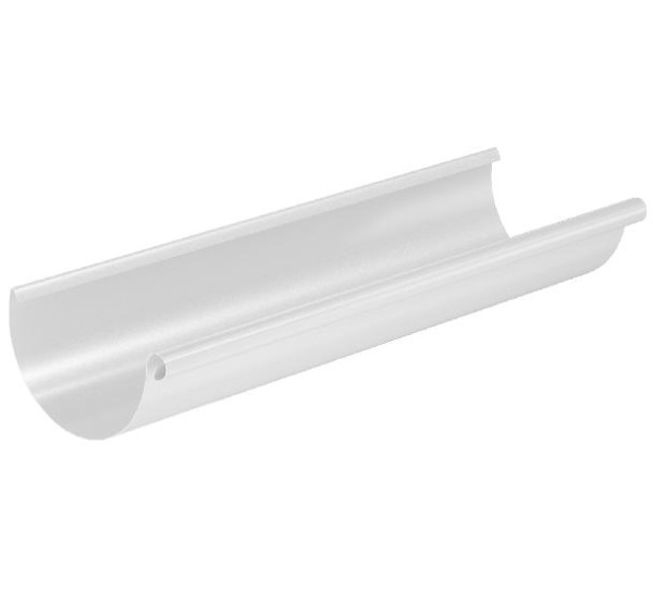 Водосток Aquasistem, система 125x90 - Водосточный желоб 3.00м RR 20 Мраморно-белый купить в Ирбите