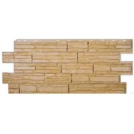 Фасадная панель T-Сайдинг-Альпийская сказка Бежевый купить в Ирбите