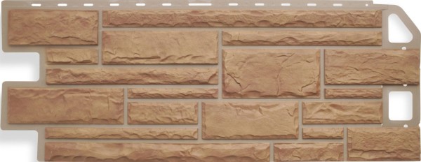 Цокольный сайдинг альта-профиль - коллекция "камень", бежевый купить в Ирбите