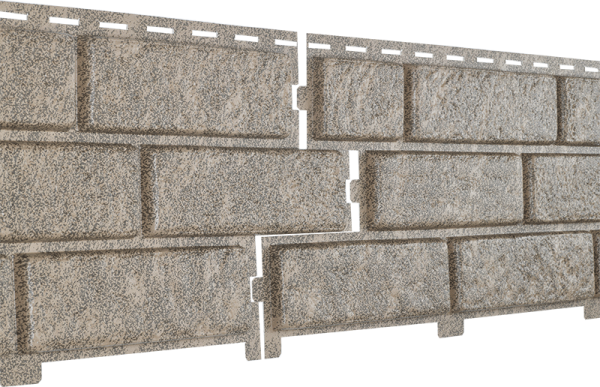 Фасадная панель Ю-Пласт Стоун Хаус Кирпич Бежевый купить в Ирбите