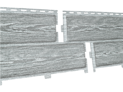 Фасадная панель Ю-пласт Хокла Винтаж Пепел