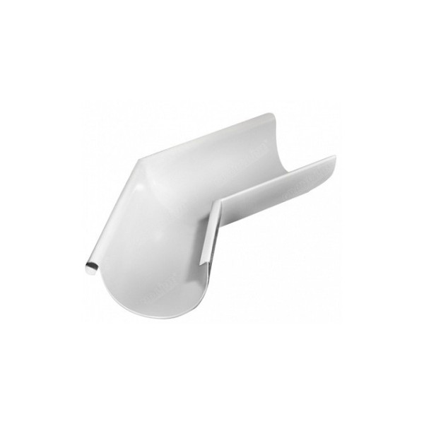 Водосток Grand Line 150x100 – Угол наружный 135° RAL 9003 купить в Ирбите