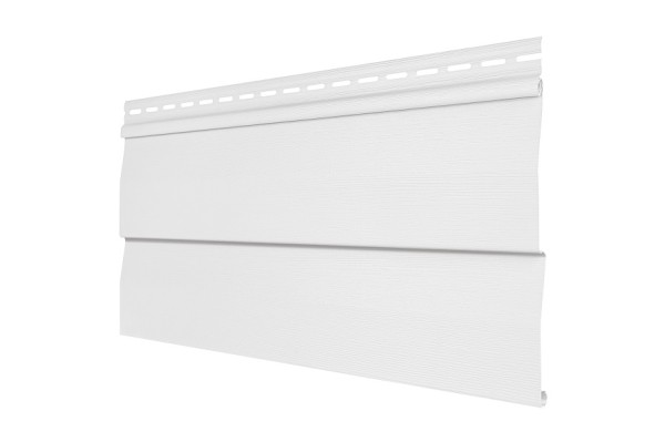 Виниловый сайдинг Tecos - корабельный брус, белый купить в Ирбите