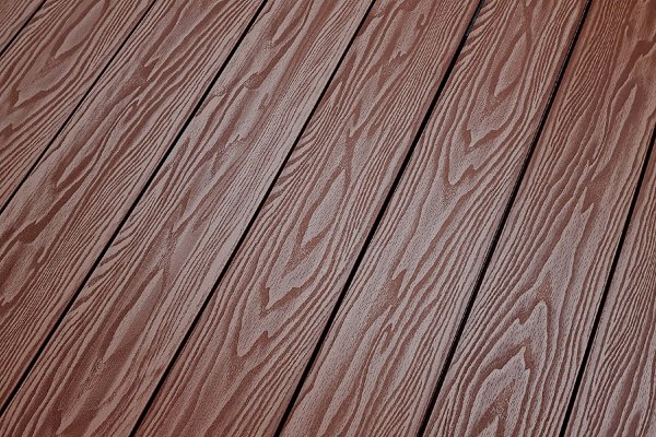 Террасная доска из ДПК Terrapol Смарт 3D Полнотелая с пазом Орех Милано купить в Ирбите