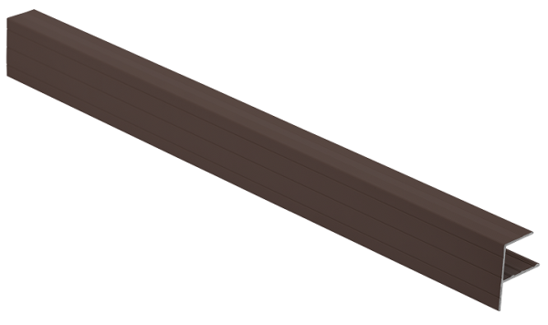 F-профиль Grinder закрывающий коричневый купить в Ирбите