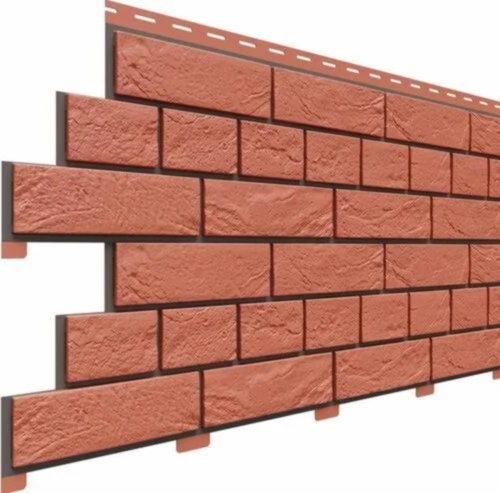 Фасадная панель Доломит Кирпич Славянка Красный купить в Ирбите