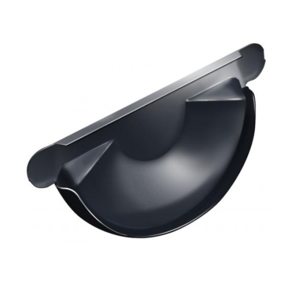 Водосток Grand Line 150x100 – Заглушка желоба RAL 7024 купить в Ирбите