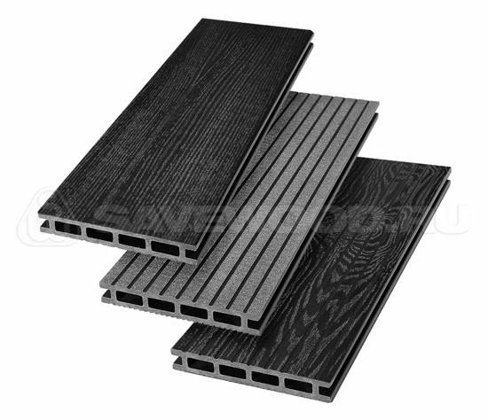Террасная доска из ДПК SW Carpinus (R) — двухсторонняя черный купить в Ирбите