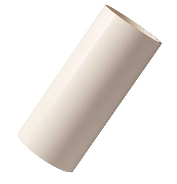 Труба водосточная 3м Docke Lux ПВХ Латте купить в Ирбите