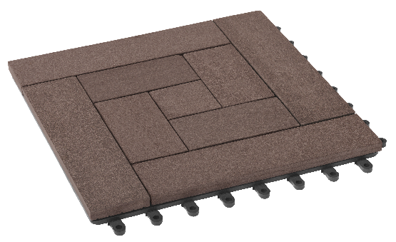 Модульный паркет ДПК GRINDERDECO Люкс 10 Шоколад купить в Ирбите