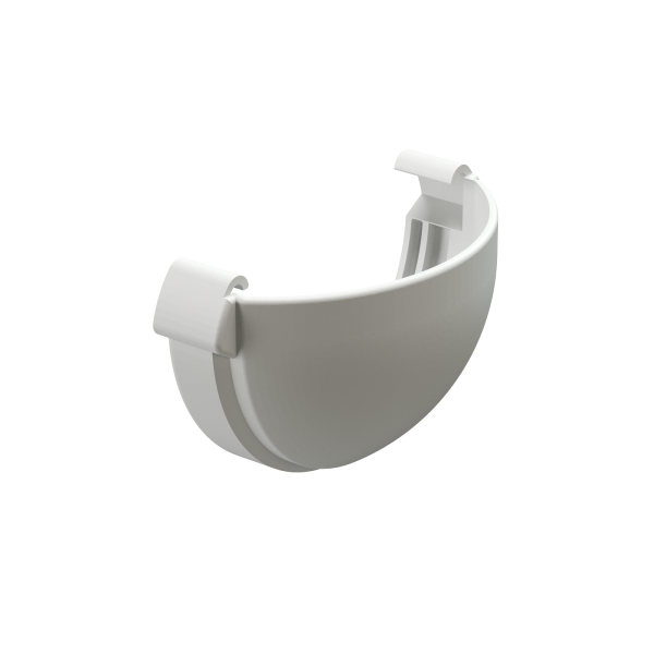 Заглушка желоба Docke Lux ПВХ Пломбир купить в Ирбите