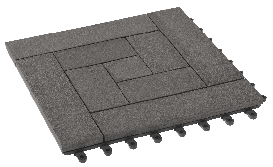 Модульный паркет ДПК GRINDERDECO Люкс 10 Серый базальт купить в Ирбите