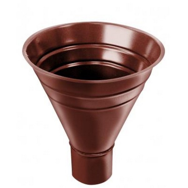 Водосток Grand Line 125x90 –  Воронка водосборная RAL 8004 купить в Ирбите