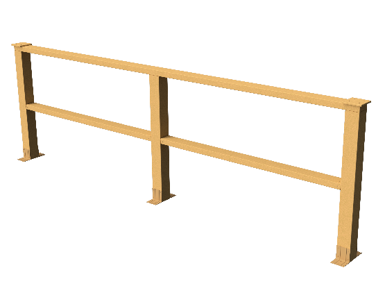 Ограждения декоративное ДПК GRINDERDECO Ковбойская изгородь песчаник купить в Ирбите