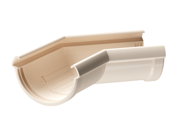 Угол желоба 135° Docke Lux ПВХ Латте купить в Ирбите