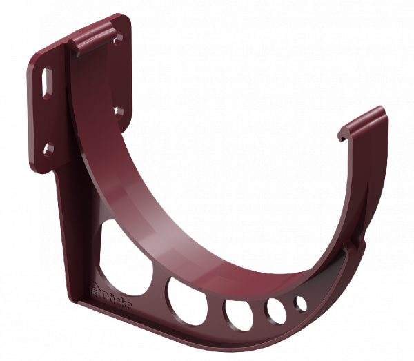 Кронштейн желоба ПВХ Docke STANDART красный купить в Ирбите