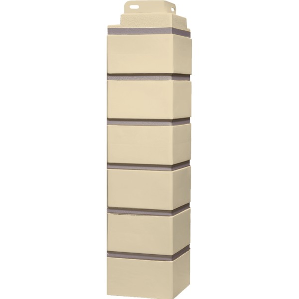 Угол наружный Fineber «Кирпич клинкерный» Желтый купить в Ирбите